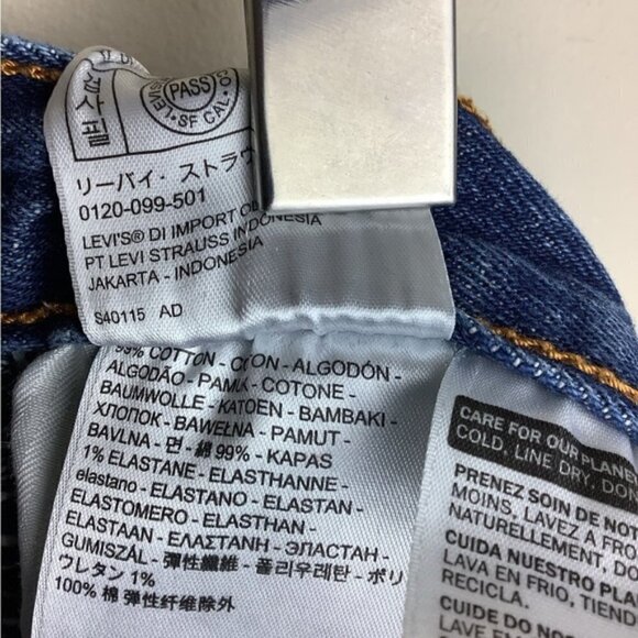 LEVI’S WEDGIE WHITE OAK CONE VINTAGE STYLE JEANS SHORTS - Picture 12 of 13